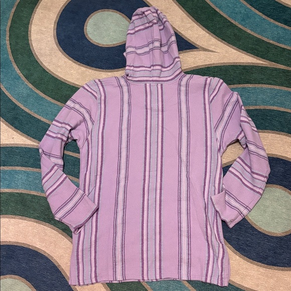 Purple Striped Beach Hoodie - Picture 3 of 3